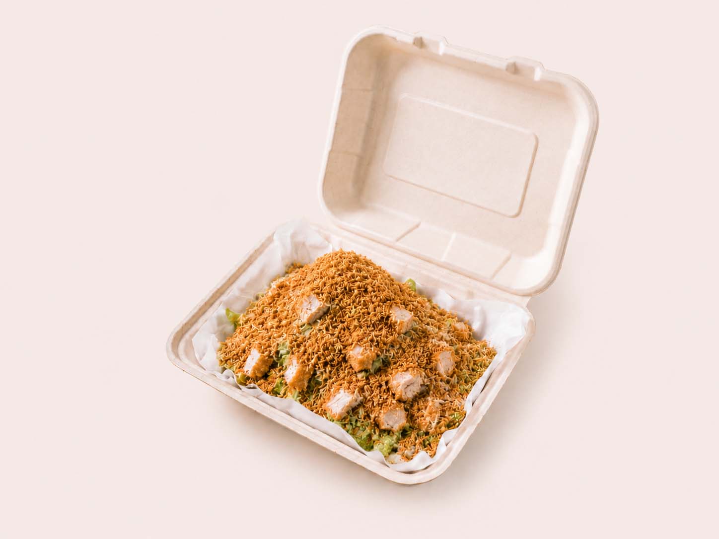 Caesar Crunch Salad — Crisp iceberg lettuce topped with tender grilled chicken, tossed in our signature creamy caesar. light, filling, and crunchy in every bite. — from the OLS menu, Al Khobar